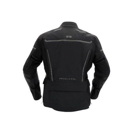 Kurtka tekstylna RICHA ATLANTIC 2 GORE-TEX BLACK czarny