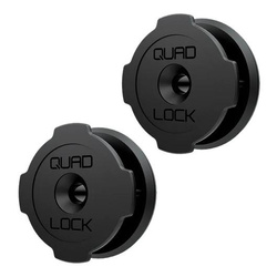 Podstawa QUAD LOCK V2 samoprzylepna ścienna (dwupak) czarny