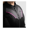 Kurtka tekstylna damska REBELHORN HIFLOW V LADY BLACK/GREY/FLUO PINK czarny szary różowy