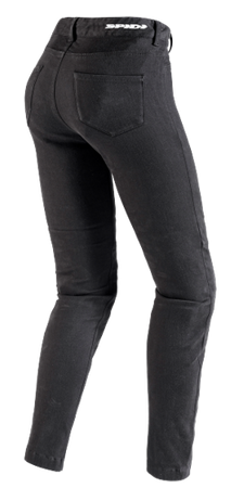 Jeansy motocyklowe damskie SPIDI MOTO LEGGINGS PRO BLACK czarny