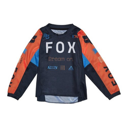 Bluza cross dziecięca FOX KIDS 180 RACE SPEC MIDNIGHT granatowy pomarańczowy