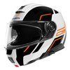 Kask szczękowy SCHUBERTH C5 ECE MASTER ORANGE czarny biały pomarańczowy