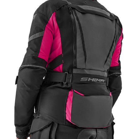 Kurtka tekstylna damska SHIMA HERO 2.0 LADY PINK czarny szary różowy