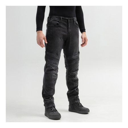 Jeansy motocyklowe BROGER MAVERICK BLACK czarny