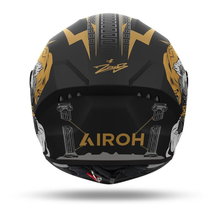 Kask integralny AIROH CONNOR ZEUS MATT czarny złoty