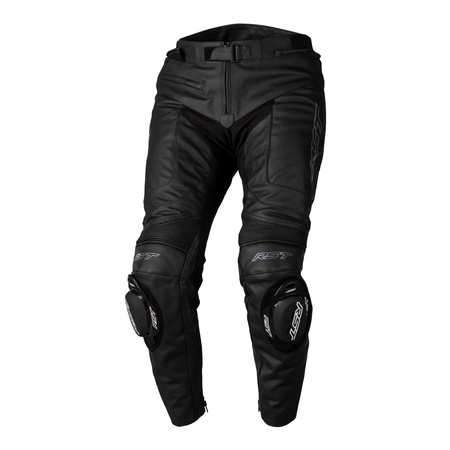 Spodnie skórzane RST S1 CE BLACK/BLACK czarny