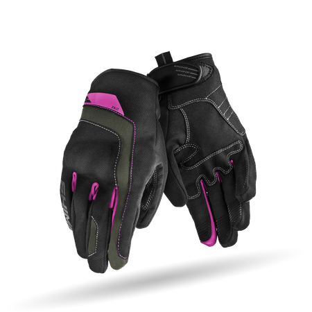 Rękawice miejskie damskie SHIMA ONE LADY PINK czarny różowy