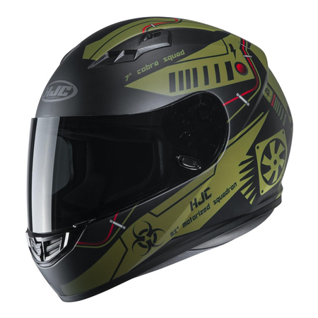 Kask integralny HJC CS-15 TAREX GREEN zielony szary czarny