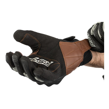 Rękawice szosowo-turystyczne RST ADVENTURE CE BLACK/SILVER czarny szary