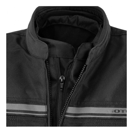 Kurtka tekstylna MOTOID STELVIO BLACK czarny