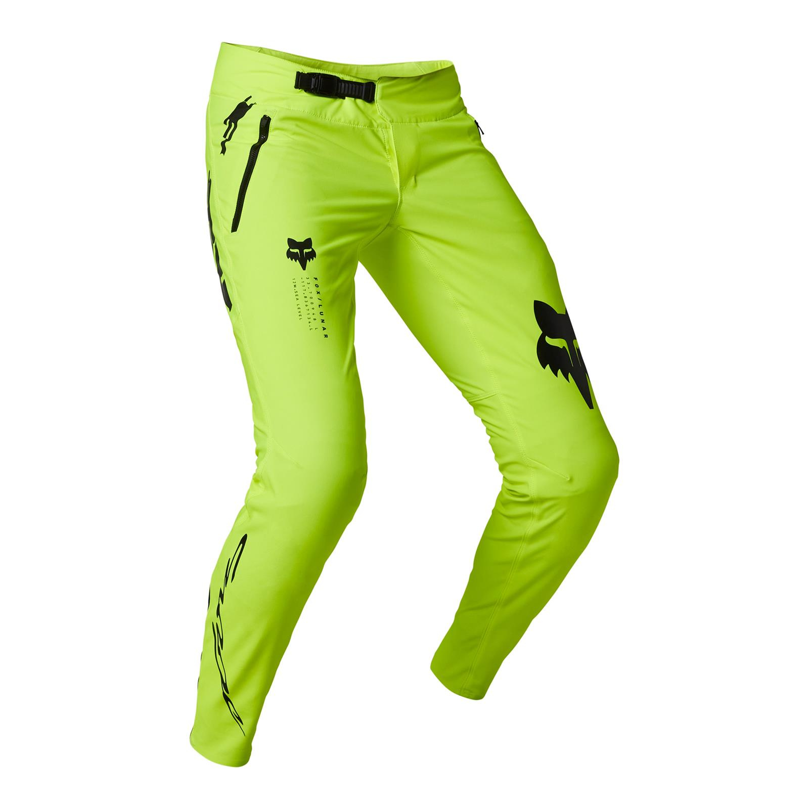 Kit Maillot + Pantalon Motocross FOX FlexAir - Couleurs Fluo Jaune/bleu, Respirant, Unisexe Adulte