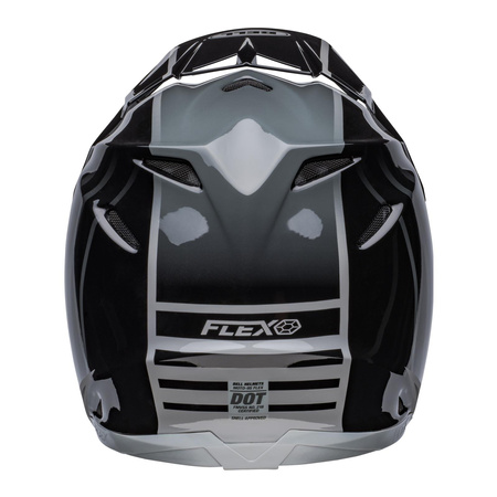 Kask cross BELL MOTO-9S FLEX SPRINT MATTE/GLOSS BLACK/GREY czarny szary
