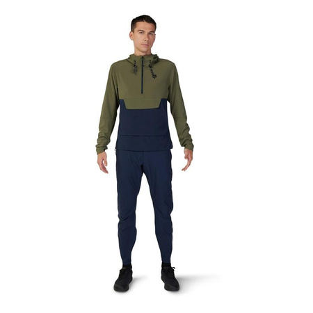 Kurtka przeciwdeszczowa FOX RANGER WIND PULLOVER OLIVE GREEN zielony