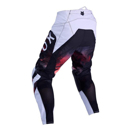 Spodnie cross FOX 180 KAIROS WHITE/FLUO RED biały czerwony fluo