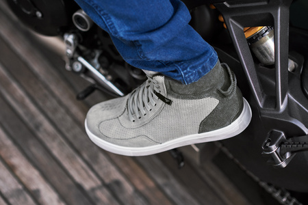 Trampki motocyklowe SHIMA SX-2 EVO GREY szary biały