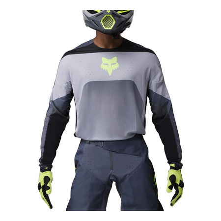 Bluza cross FOX 360 DIVIDER STEEL GREY szary