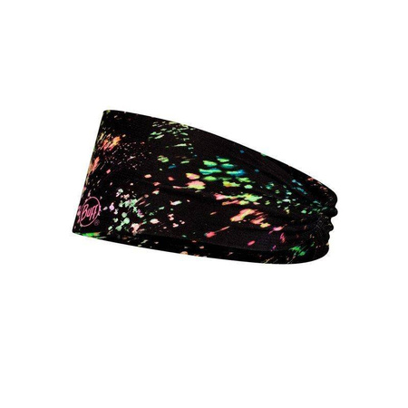 Opaska BUFF COOLNET UV+ TAPERED HEADBAND SPECKLE BLACK