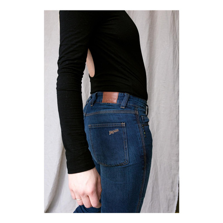 Jeansy motocyklowe damskie BROGER FLORIDA WASHED BLUE niebieski