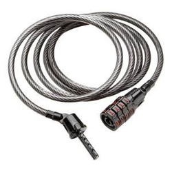 Zapięcie KRYPTONITE KEEPER 512 NA SZYFR 0,5CM X 120CM przezroczysty czarny
