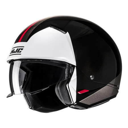 Kask otwarty z wpinaną szczęką HJC I20N VENA BLACK/WHITE czarny biały