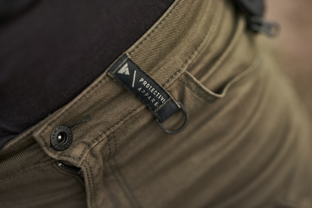 Jeansy motocyklowe SHIMA GIRO 2.0 MEN KHAKI zielony