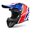 Kask cross AIROH AVIATOR ACE 2 PROUD BLUE/RED GLOSS niebieski czerwony biały czarny