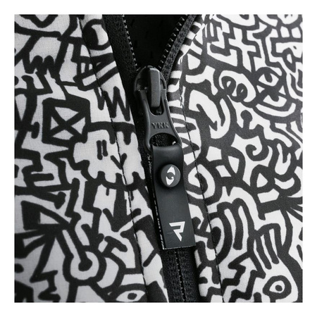 Kurtka tekstylna REBELHORN SLASH NORIAKI BLACK/WHITE czarny biały