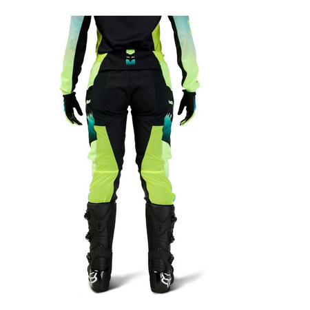 Spodnie cross damskie FOX LADY 180 FLORA BLACK/YELLOW czarny żółty