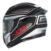 Kask integralny NZI EURUS 4 STREAM CHARMENT BLACK WHITE TINTED S MATT czarny biały