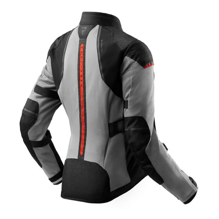 Kurtka tekstylna damska REBELHORN SCANDAL 3 LADY BLACK/DARK GREY/RED czarny szary czerwony