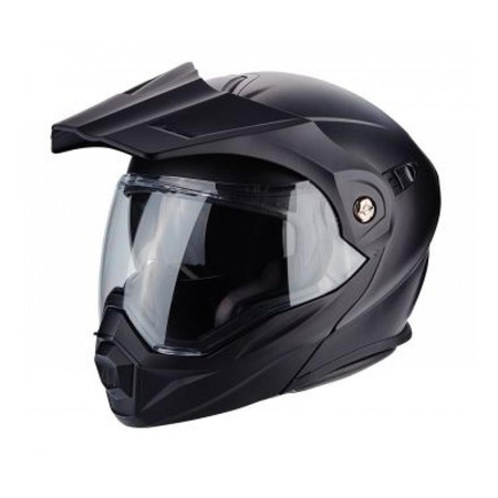 Kask szczękowy SCORPION ADX-1 SOLID BLACK MATT czarny mat