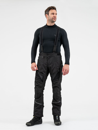 Spodnie tekstylne SHIMA RUNNER BLACK czarny