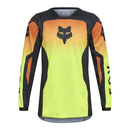 Bluza cross dziecięca FOX JUNIOR 180 SHIELD FLUO YELLOW żółty fluo