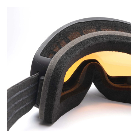 Gogle motocyklowe IMX SNOW BLACK MATT/BLACK SZYBA PODWÓJNA GOLD IRRIDIUM + BROWN czarny