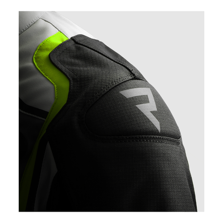 Kurtka tekstylna REBELHORN BORG II BLACK/GREY/FLUO YELLOW czarny szary żółty fluo