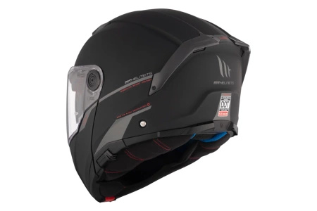 Kask szczękowy MT ATOM 2 SV SOLID MATT BLACK czarny mat