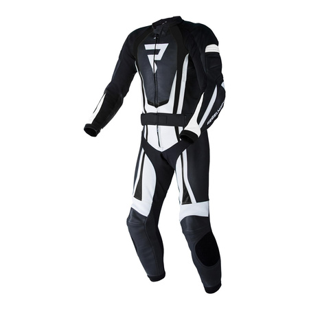 Kurtka skórzana REBELHORN PISTON II PRO BLACK/WHITE czarny biały