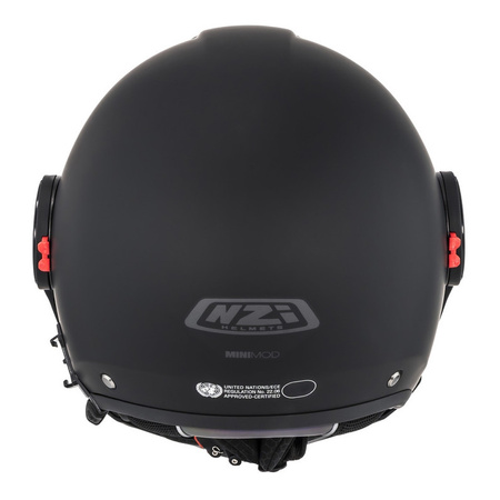 Kask szczękowy NZI MINIMOD MATT BLACK czarny mat