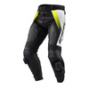 Spodnie skórzane SHIMA STR YELLOW czarny biały żółty fluo