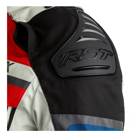 Kurtka tekstylna RST PRO SERIES ADVENTURE X CE ICE/BLUE/RED/BLACK czarny szary niebieski granatowy czerwony