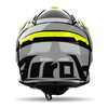Kask cross AIROH AVIATOR ACE 2 ENGINE YELLOW GLOSS żółty fluo szary biały czarny