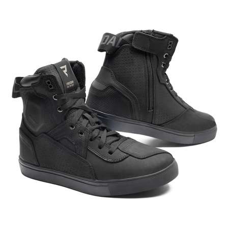 Trampki motocyklowe REBELHORN VANDAL BLACK/BLACK SOLE czarny