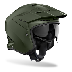 Kask otwarty AIROH KOMBAKT COLOR MILITARY GREEN MATT zielony