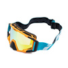 Gogle motocyklowe IMX SAND ORANGE MATT/BLUE/WHITE SZYBA ORANGE IRIDIUM + CLEAR pomarańczowy niebieski biały