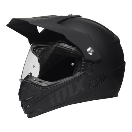 Kask cross IMX MXT-01 PINLOCK READY BLACK MATT czarny mat