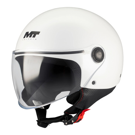 Kask otwarty MT STREET S PURE WHITE GLOSS biały