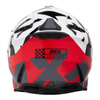 Kask cross IMX FMX-02 GRAPHIC BLACK/WHITE/FLO RED/GREY czarny biały czerwony fluo szary