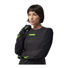 Koszulka rowerowa damska FOX LADY RAWTEC Z DŁUGIM RĘKAWEM BLACK czarny