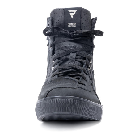 Trampki motocyklowe REBELHORN VANDAL BLACK/BLACK SOLE czarny