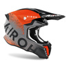 Kask cross AIROH TWIST 2.0 BIT ORANGE MATT pomarańczowy fluo szary czarny